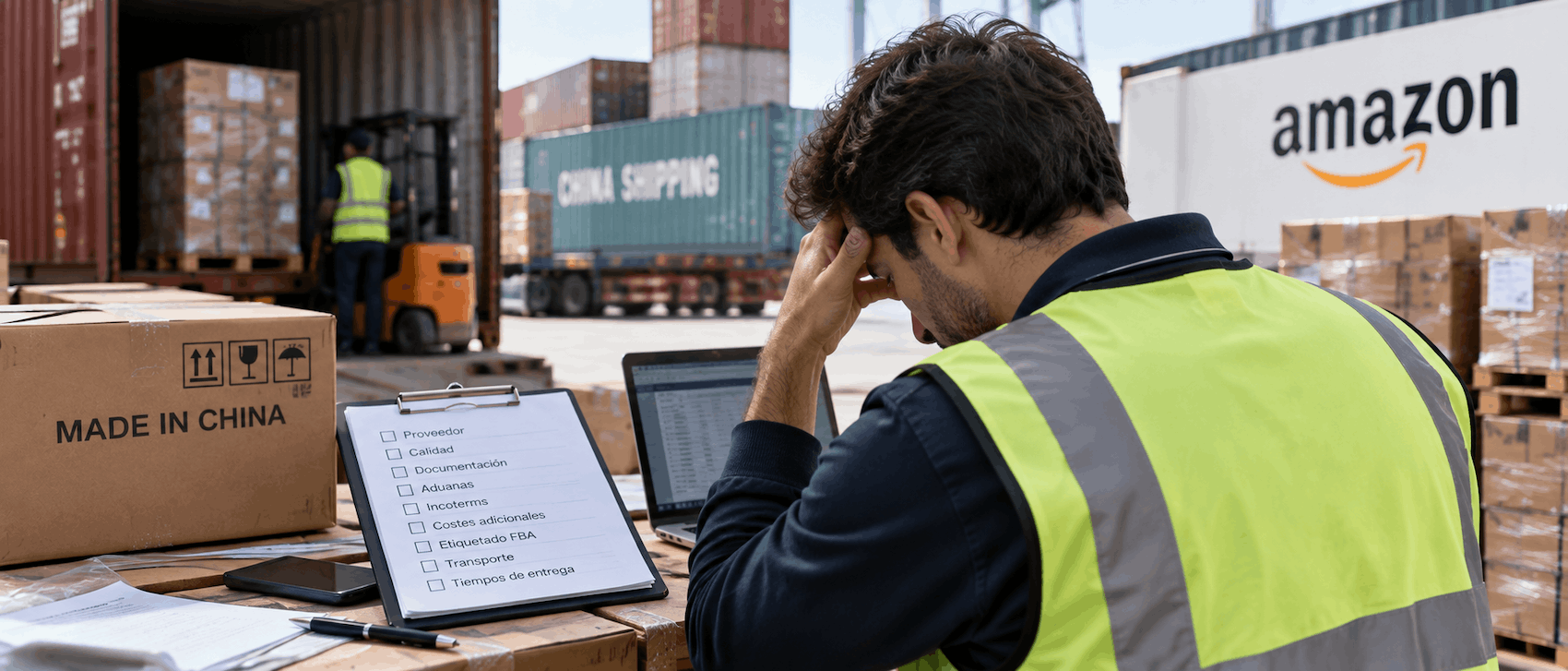 9 errores al importar desde China para Amazon FBA